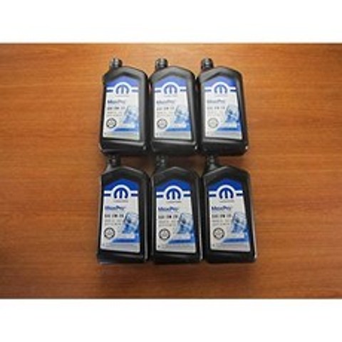 Mopar Six Quarts of Full Synthetic MaxPro Saw OW-20 Motor Oil New OEM PROD1670000028, One Color_One Size, 상세 설명 참조0, 상세 설명 참조0