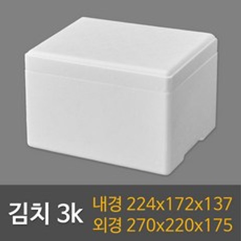 택배용 식품용 스티로폼박스 묶음판매, 다용도3k/KI(24ea), 1개
