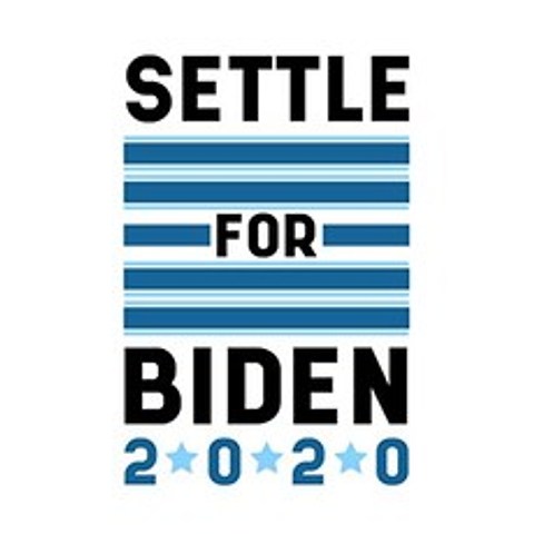 EOM Biden 2020 재미 있은 대통령 선거 캠페인 [Settle for Biden 2020 13867- Poster 12x18 in.] - E005708FSWHYR17, 기본, 기본