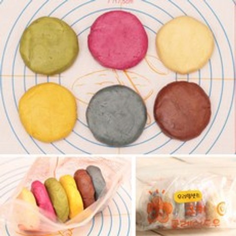 쿡앤베이크 냉장포장무료 우리밀 쿠키클레이 6색깔Set 360g, 1개
