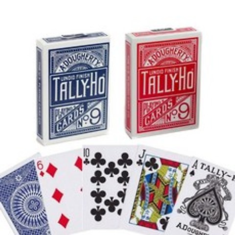 정품 바이시클 카드 TALLY HO FAN 마술 덱 매직 게임