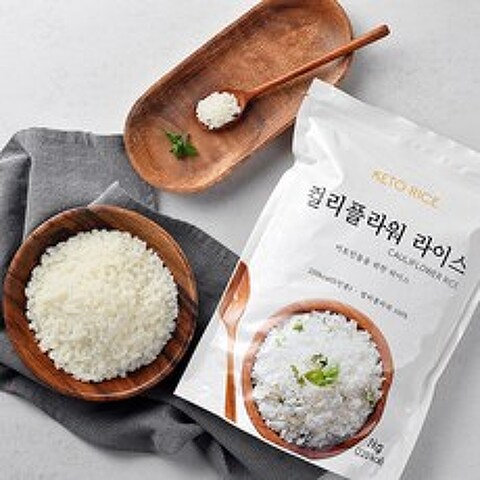 베지마리아 컬리플라워라이스 1kg x 2팩 (드라이아이스 및 얼음물 포장) 냉동