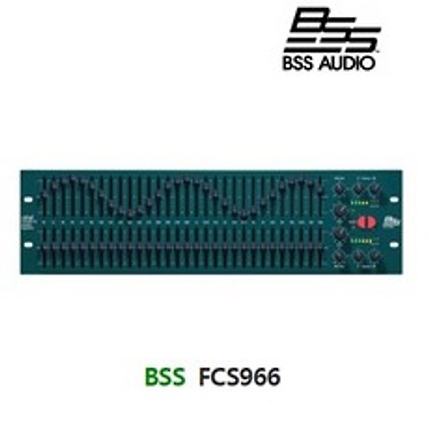 BSS FCS966 그래픽 이퀄라이져 교회 관공서 학교 방송실 공연장 다용도 이퀄라이저