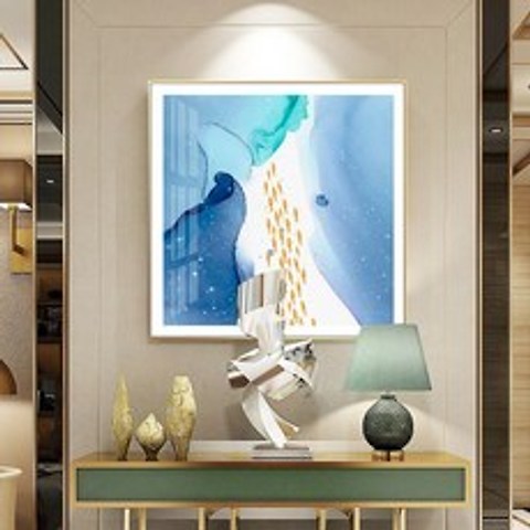 세중종합상사 금붕어 떼 틀이 잡히다 그림을 걸다 현대 추상무늬 침실 호텔 정 사각형 색채 뮤럴