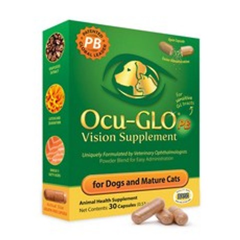 오큐글로 파우더 블렌드 고양이 강아지 눈영양제 30캡슐 / Ocu-GLO Powder Blend for Dogs and Cats 30ct