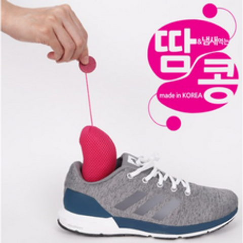땀콩 신발 ㅈ탈취 향균 습기제거팩, 핑크