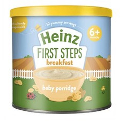 Heinz 헤인즈 영국 베이비 퍼스트스텝 오트밀 포리지 6개월이상 240g 4팩