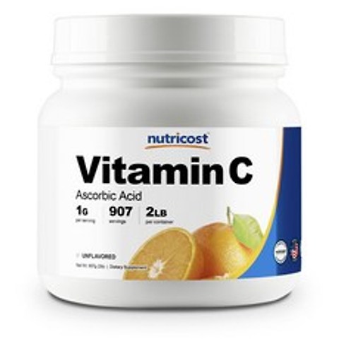 뉴트리코스트 비타민 C 파우더 1개 1서빙 1g Vitamin C Powder, 2lb