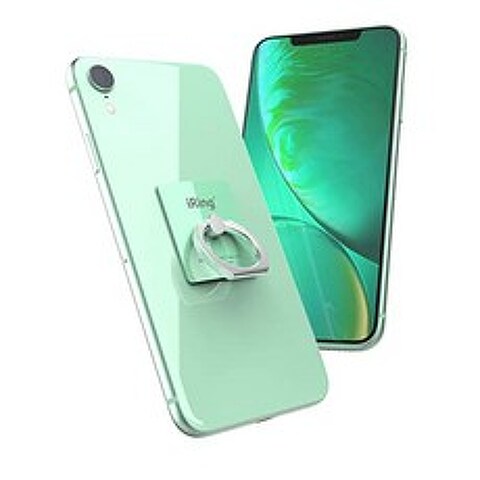 Iring Original - Includes a hook mount for a wall or car cradle. AauXX mobile phone ri (Mint Green), Mint Green