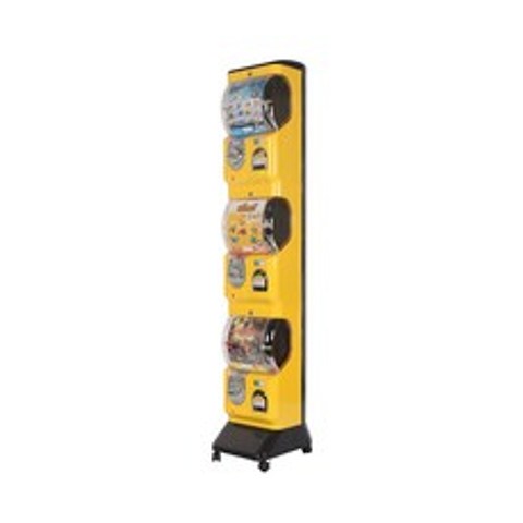 커피자판기 랜덤박스 인형뽑기 대형 자동 동전 판매기 소형차 장난감 판매 년말파티 활동 기기, T05-옐로우+블랙