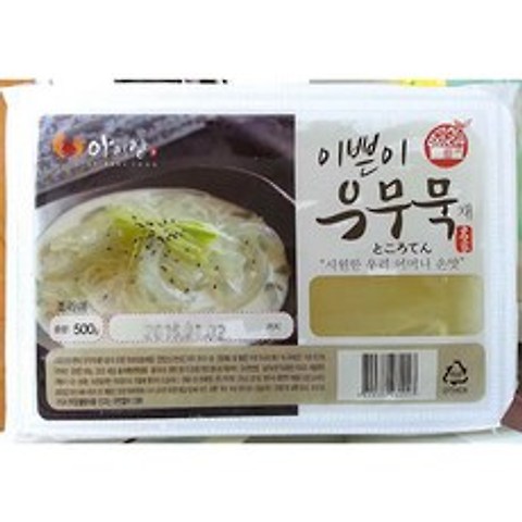 아리랑식품 이쁜이 우뭇가사리 우무채 우무묵 1박스(400g×12개)