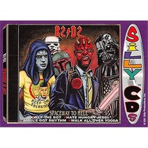 R2 D2 trading card (Spaceway to Hell) 2001 Silly CDs #16 not AC DC, 본상품, 본상품