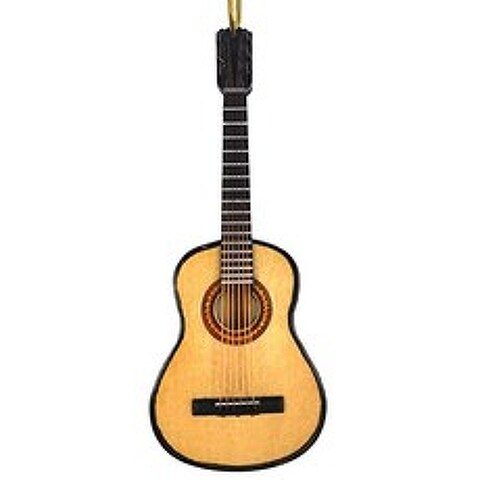 Alano 나무 단풍 미니 장식 기타 악기 미니어처 홀리데이 인형 집 모델 홈 장식 (15cm 기타) (15cm Guitar), 15cm Guitar