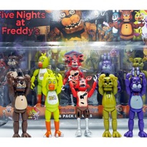 국내출고무료배송 프레디의 피자가게 피규어 장난감 캐릭터 세트 15cmFive Nights at Freddys
