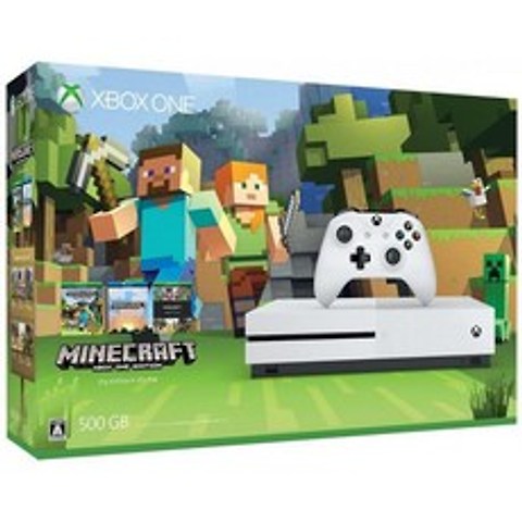 Xbox One S 500GB Ultra HD블루 레이 대응 플레이어 Minecraft동봉판(ZQ9-00068)게임기 본체
