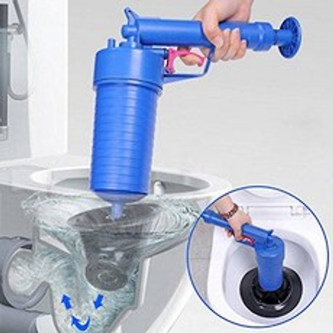 Fheaven (TM) NEW Toilet Pressure Pump Cleaner Unclogs Hand P/14162203