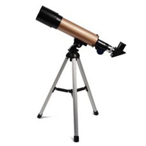 Telescopio astronómico profesional Monocular con trípode F30070M F36050 telescopio telescópico Refr, F36050M 골드, 페 데라 시온 루사