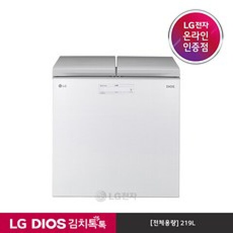[LG전자] DIOS 김치톡톡 김치냉장고 K225LW12E (뚜껑형/217L), 상세 설명 참조