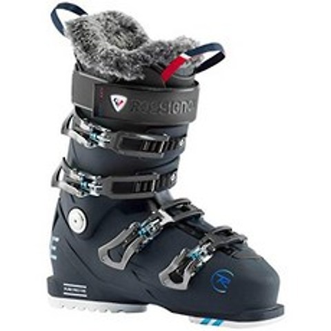 Rossignol Pure Pro 100 스키 부츠 여성 블루 블랙 25.5, 단일옵션