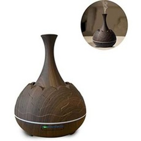 브랜드 : Kays Aroma Diffuser Aromatherapy Humidifier Essential 400ML OEl Diffuser Wood Grain Aroma, One Color_Dark Wood Grain, One Color_Dark Wood Grain, 상세 설명 참조0