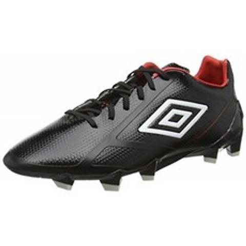 Umbro Men Velocita 2 Pro Hg Football Boots Black (ECL-Black / White / Grenadine) 12 UK