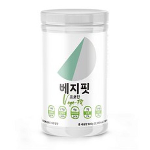 베지핏 유기농 완두콩 단백질 파우더 1개 800g