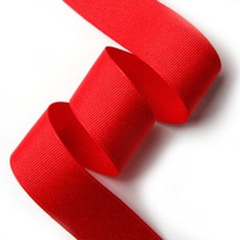 리본벨리 골직리본 25mm, 빨강, 45m