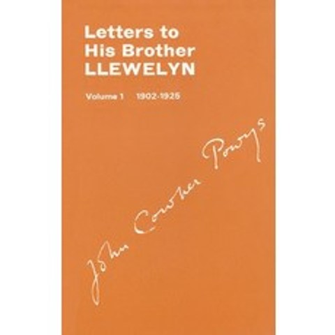 Letters to His Brother Llewlyn: Volume 1: 1902-1925 Paperback, Colgate University Press, English, 9780912568065