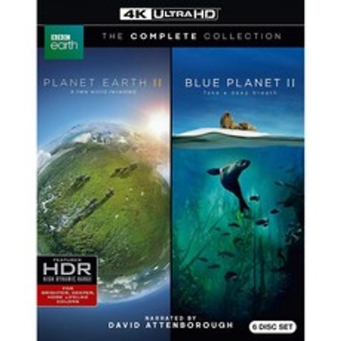 살아있는지구Ⅱ/블루플래닛Ⅱ (4K UHD 블루레이 영어) 다큐멘터리 과학 우주 자연