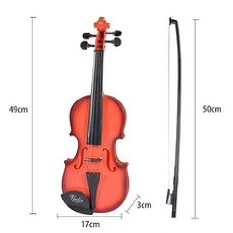 이우미 어린이 음악 완구 장난감 바이올린 전동 연주 초보 악기 선물 가능 3-6세RJ169, Type-C