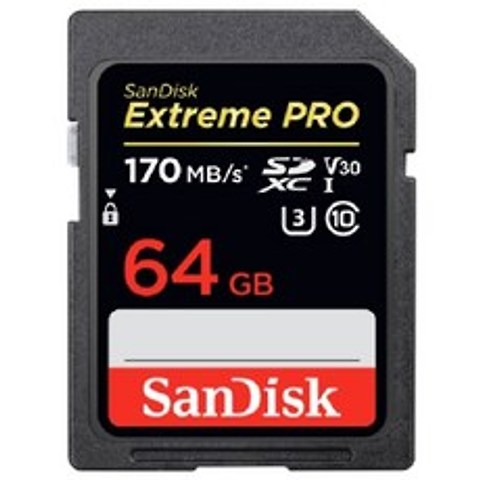 Sandisk SDXC CLASS10 UHS-I U3 Extreme Pro V30 170MB/s (64GB)