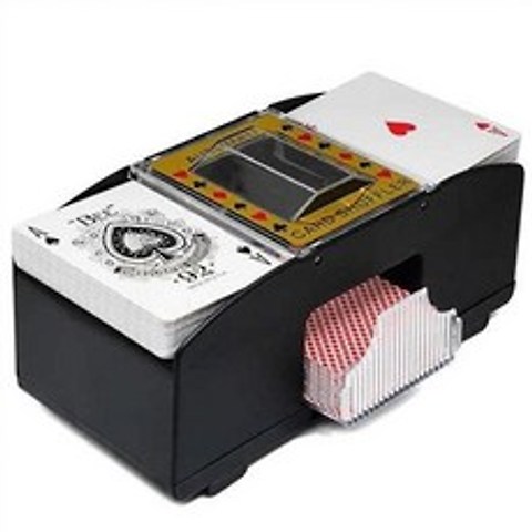 애즐토즈(A+Toys) 포커 카드 전자동 셔플러 (카지노 딜러 머신) -, 일반 (2 Deck까지 호환)
