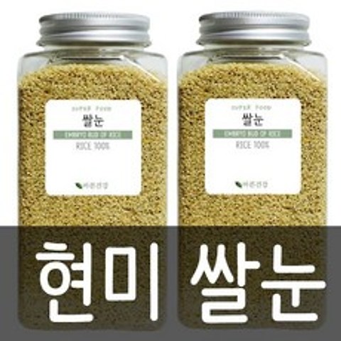 바른건강 안심 국산 현미쌀눈(A급), 1개, 1kg(지퍼백B급)