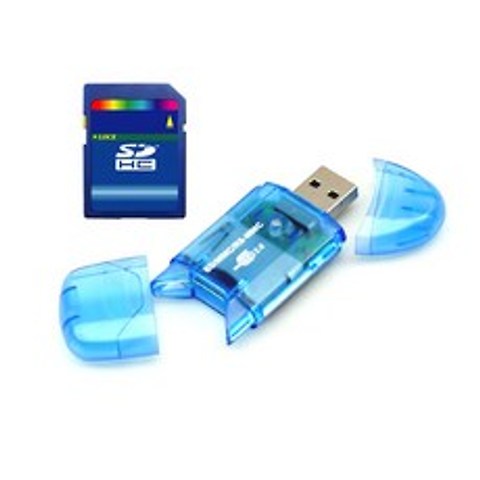 Zizzy SD 카드리더기 SDHC SDXC USB 리더기, SD카드리더기