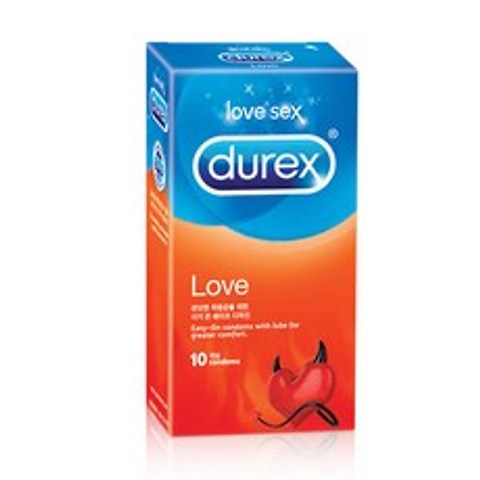 듀렉스 러브 일반형 콘돔, 1개, 10p