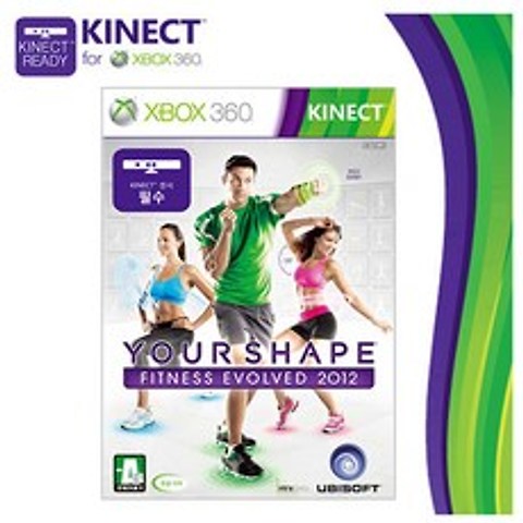 [XBOX360] 유어쉐이프 2012 (한글판) 번들판 키넥트센서 필수 제품, XBOX360 전용 게임 유어쉐이프2012