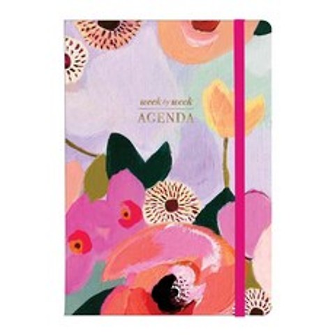 (영문도서) Painted Petals Gilded Planner: Week by Week Agenda, 혼합색상, 1개