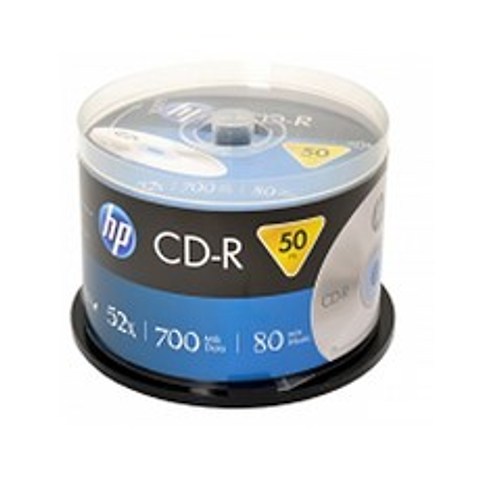 HP CD-R 700MB 공CD, [CD-R] 700MB 52X 케익 50P, 1