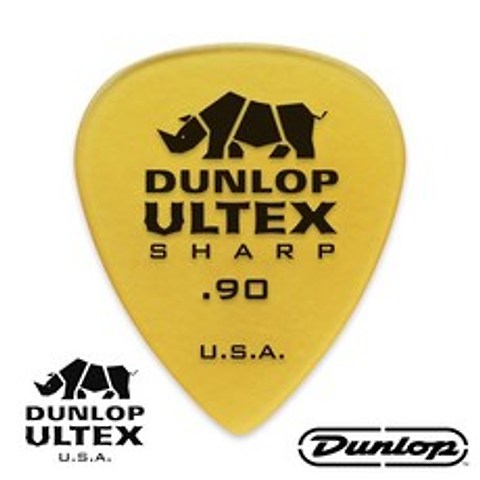 던롭 USA ULTEX 울텍스 샤프 기타피크 433R, 1.14mm (1개)