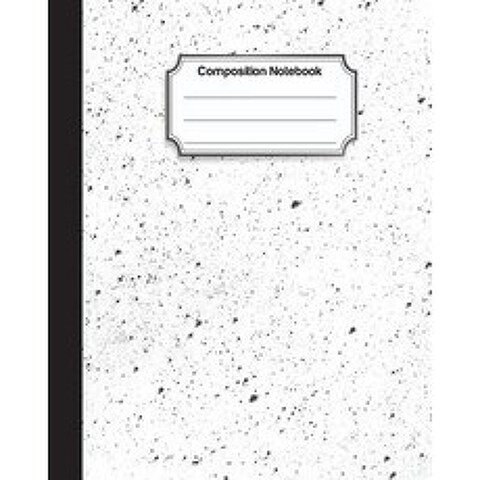 (영문도서) Composition Notebook: Black and White Marble Cover Paperback, Createspace Independent Publishing Platform