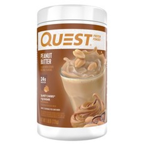퀘스트뉴트리션 프로틴 파우더 단백질 보충제, 726g, 피넛 버터(Peanut Butter)