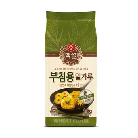 백설 부침용밀가루, 1kg, 1개