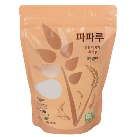 파파루 간편레시피 유기농쌀 현미 고운입자 350g, 1개