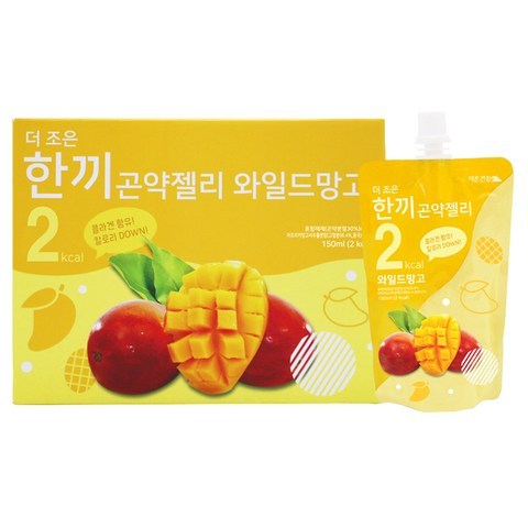 더존건강 더 조은 한끼곤약젤리 와일드망고, 150ml, 10개입