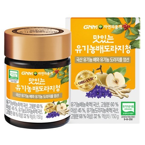 GNM자연의품격 유기농 배도라지청, 150g, 1개