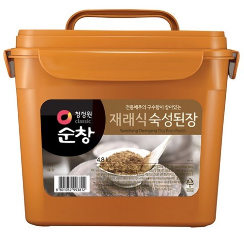 청정원순창 재래식 숙성된장, 4.8kg, 1개