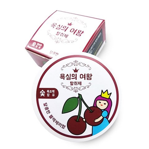 욕실의여왕 다목적 생활 탈취제 본품 블랙체리향, 230g, 1개