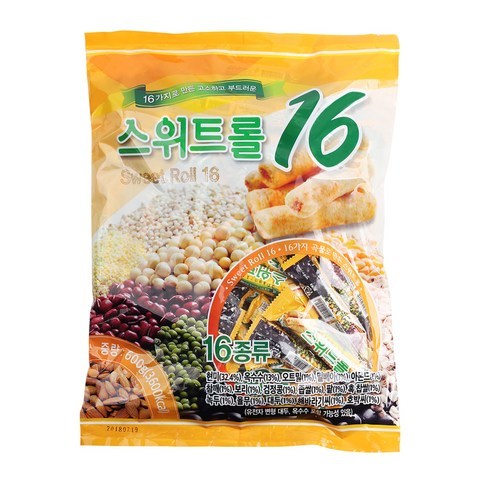 스위트롤 16 곡물과자, 600g, 1개