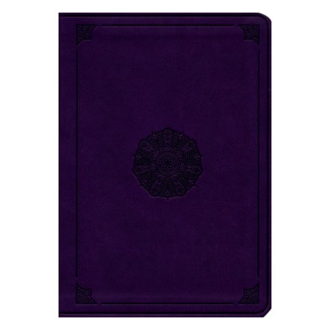 ESV : Value Large Print Compact Bible (TruTone / Lavender / Emblem Design), CrosswayBooks