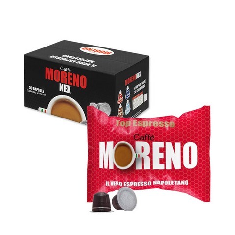 카페모레노 네스프레소 호환캡슐 커피 탑에스프레소 개별포장, 5g, 50개
